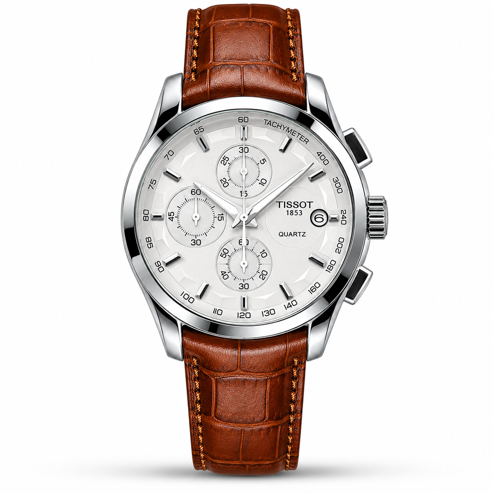 Zavin Heritage Brown Leather Watch