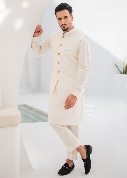 Zavin Ivory Royal Waistcoat Set