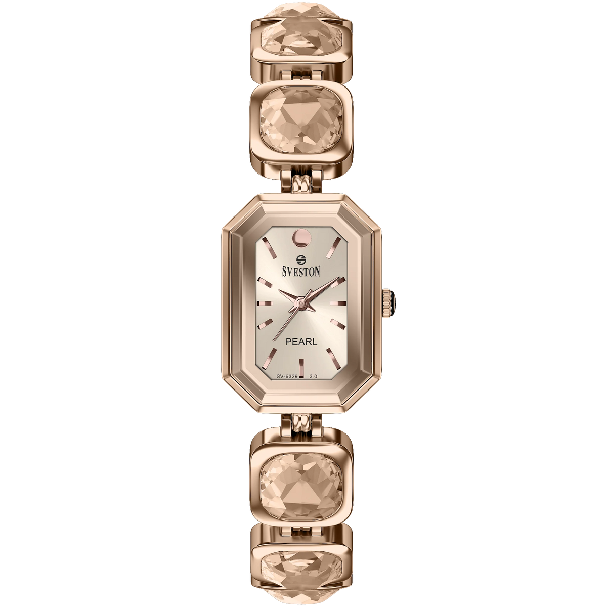 Zavin Noir Crystal Watch