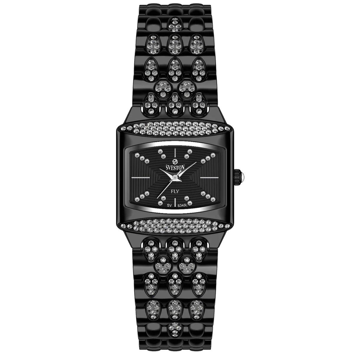 Zavin Pearl Rose Crystal Watch