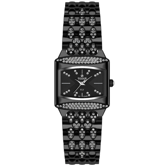 Zavin Pearl Rose Crystal Watch